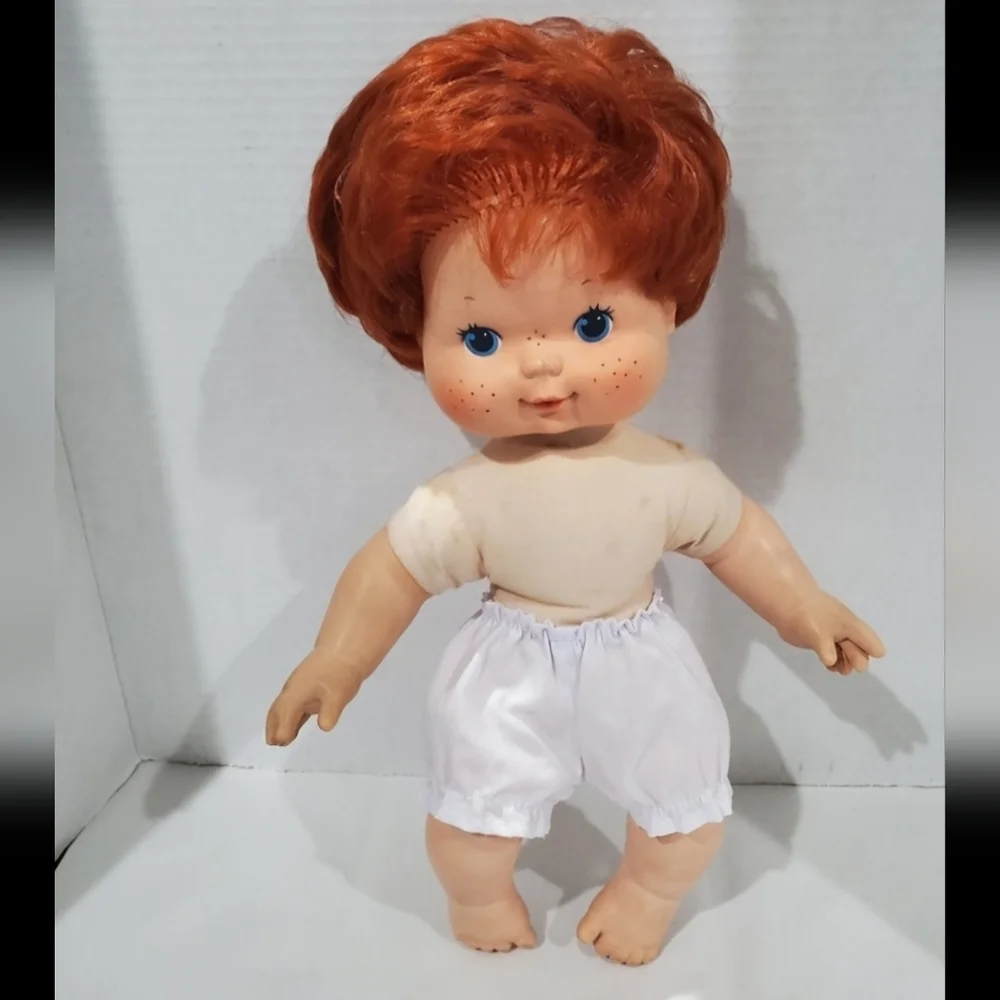 Strawberry Shortcake Blow a Kiss Baby Doll 14” American Greetings Kenner 1982